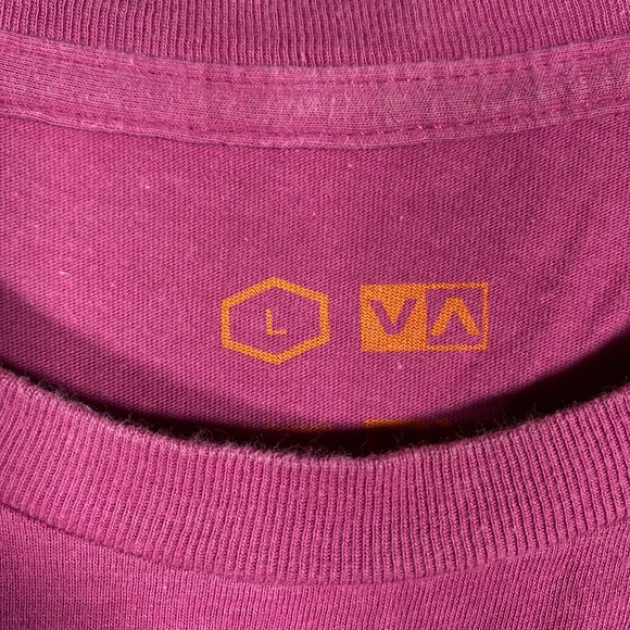 Used RVCA rainbow logo color LARGE - Picture 2 of 4